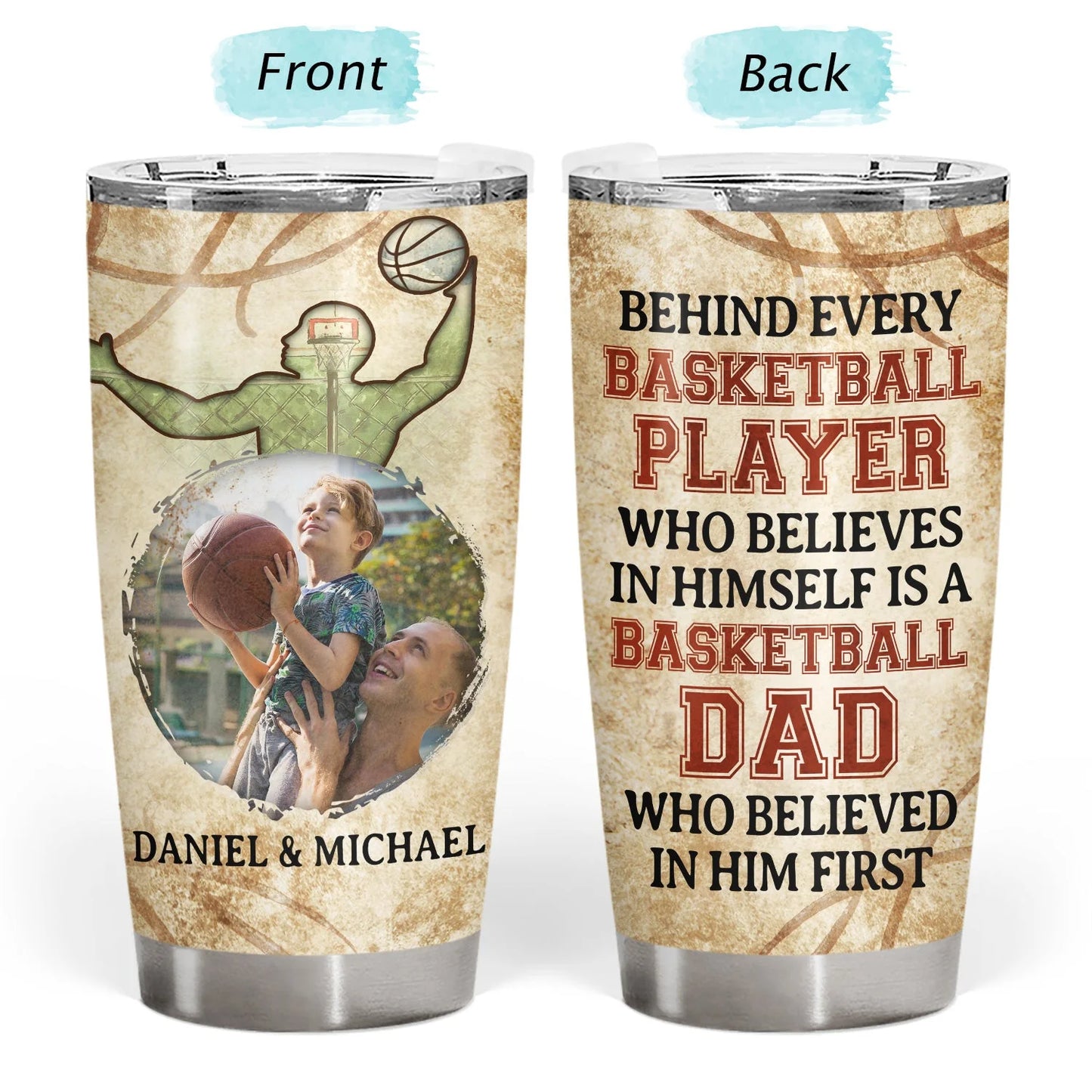 Tumbler detail view for Dad