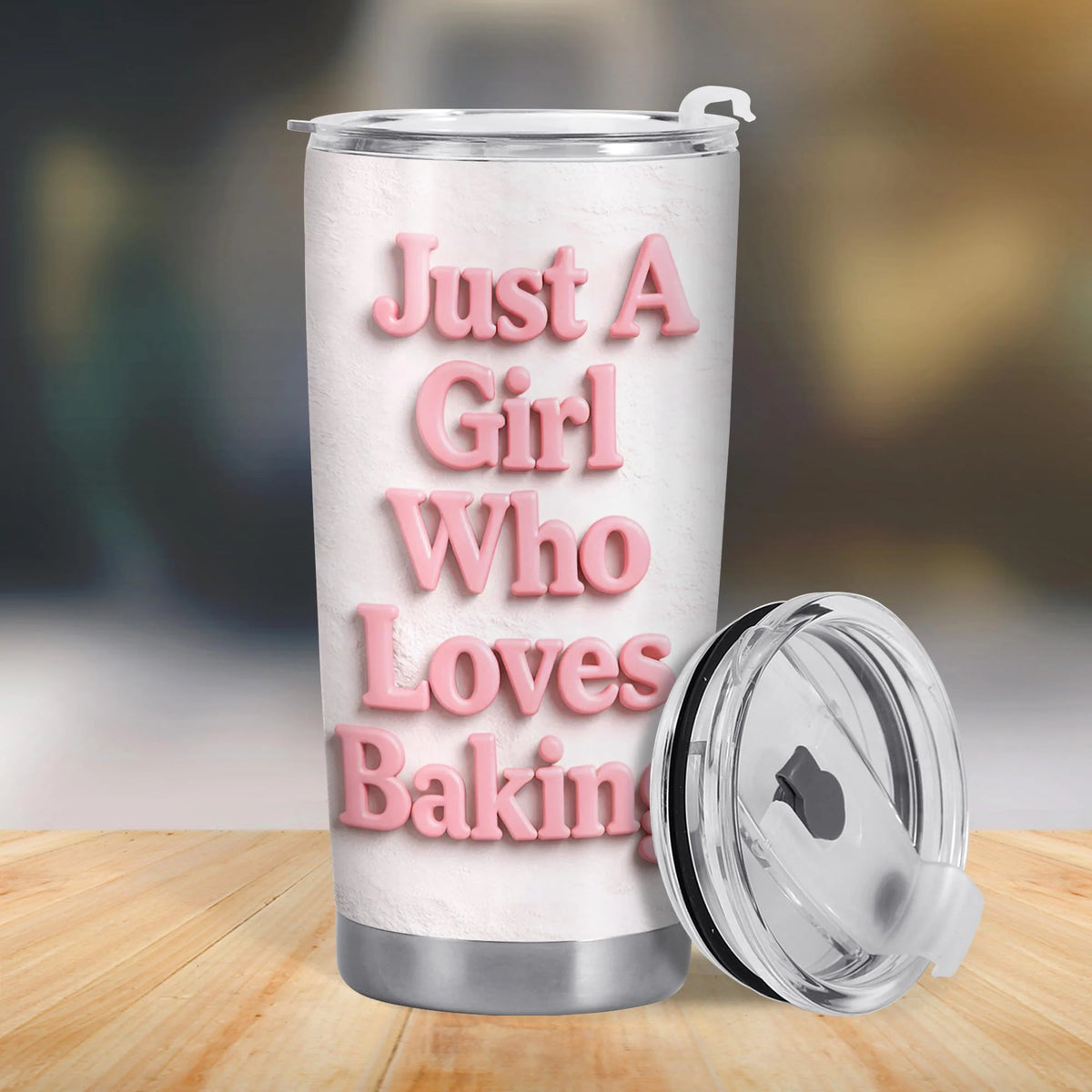 Just A Girl Who Loves Baking With Mixer And Cookies