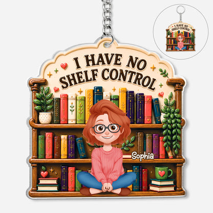 Custom Book Lover Acrylic Keychain for Mom with personalized design details for meaningful gifting