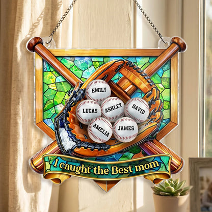 Suncatcher Ornament gift-ready design for Mom