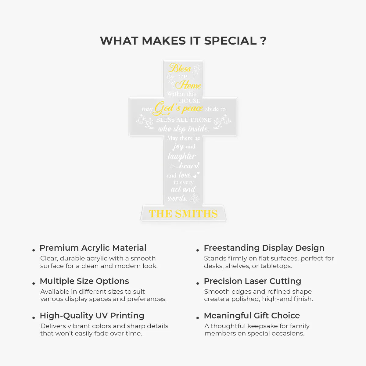 Plaque gift-ready design for Family
