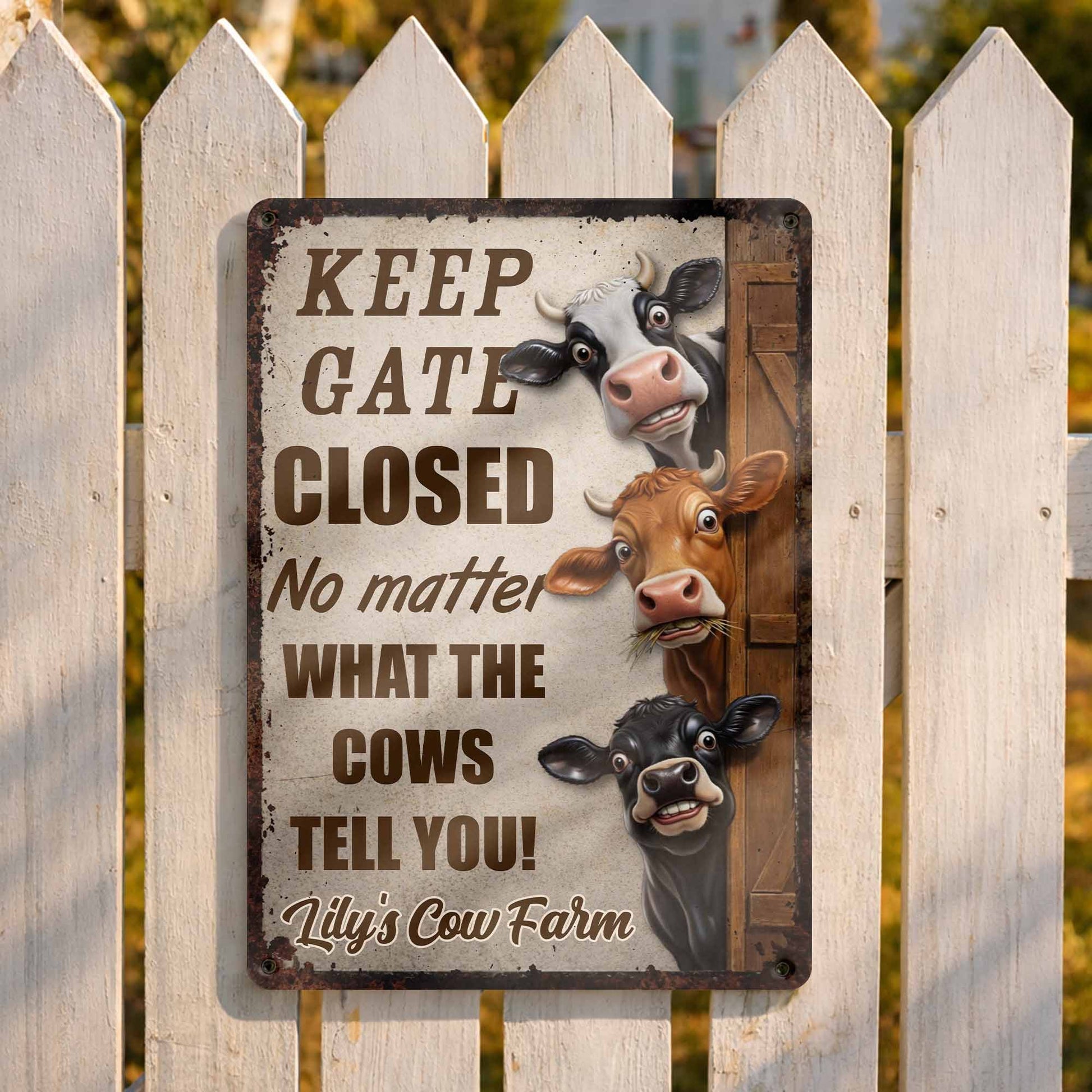 Personalized Farm Sign personalization view for Yourself