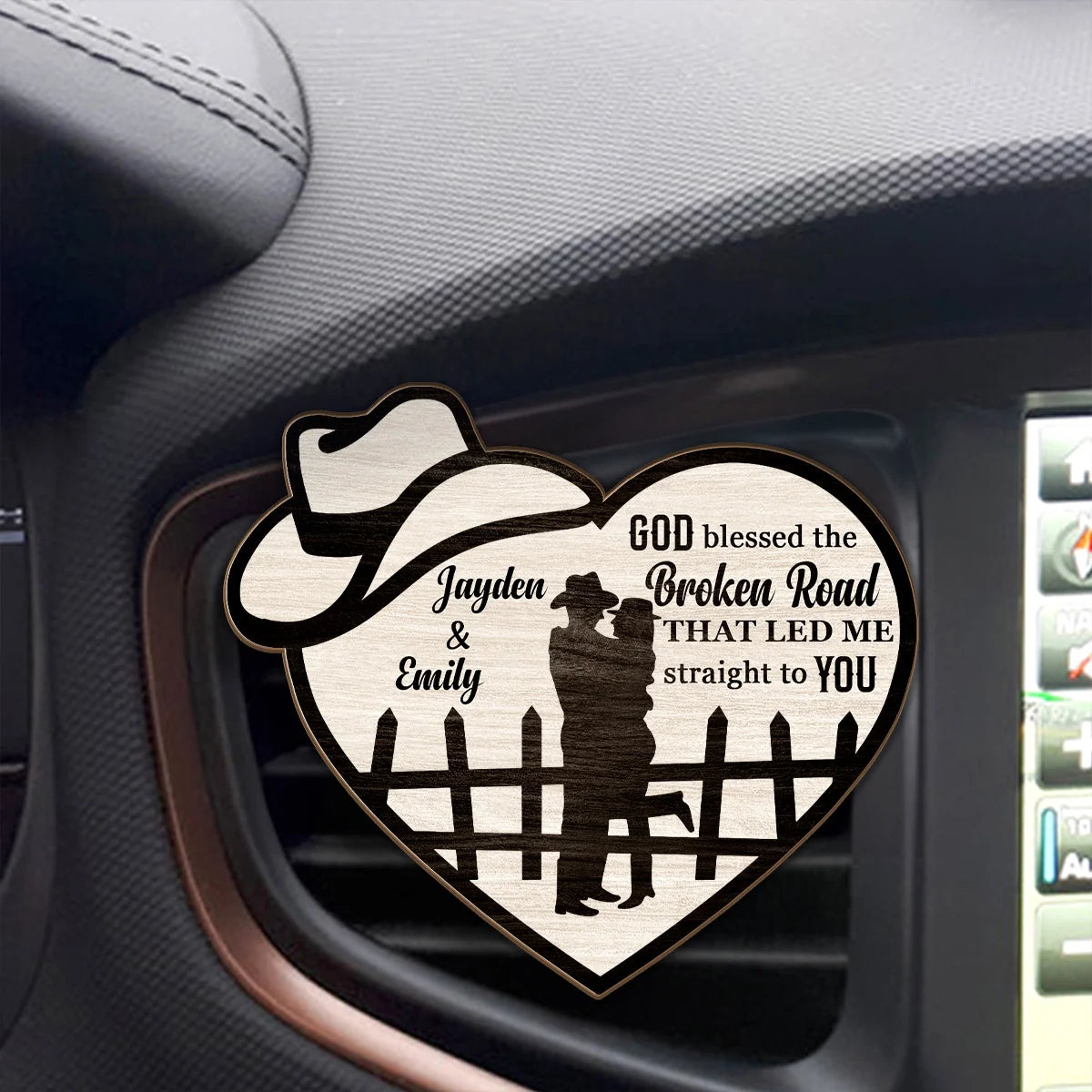 Car Hanger gift-ready design for Couples
