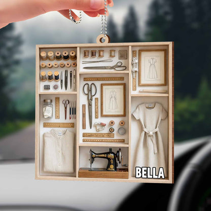 Bella, Classic Tailoring and Sewing Icon Ornaments