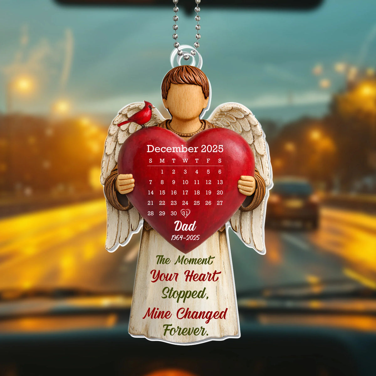 The Moment Your Heart Stopped, Angel Holding Heart