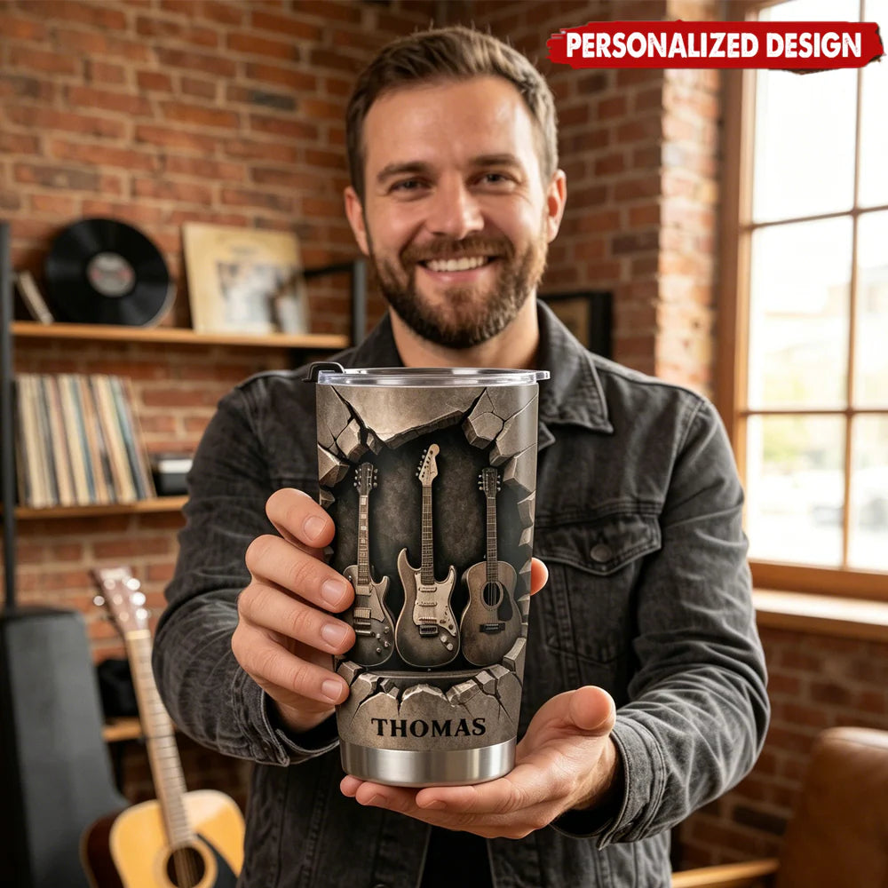 Personalized Dog Mom Tumbler personalization view for Dad