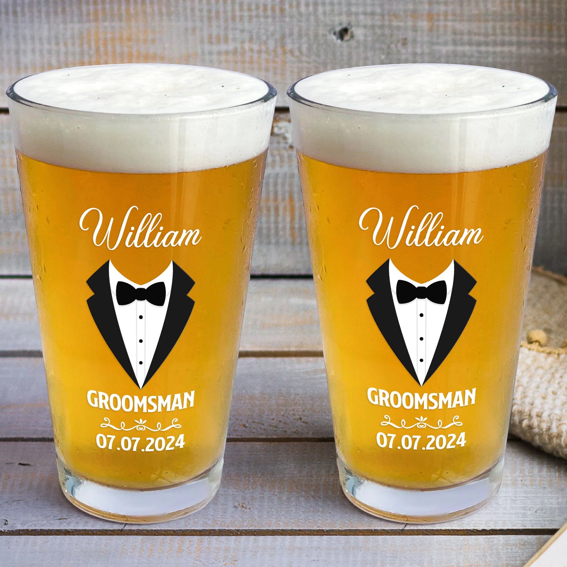 Tumbler detail view for Bridesmaids / Groomsmen