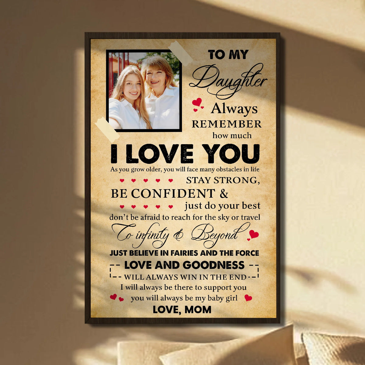 To My Daughter Always Remember How Much I Love You