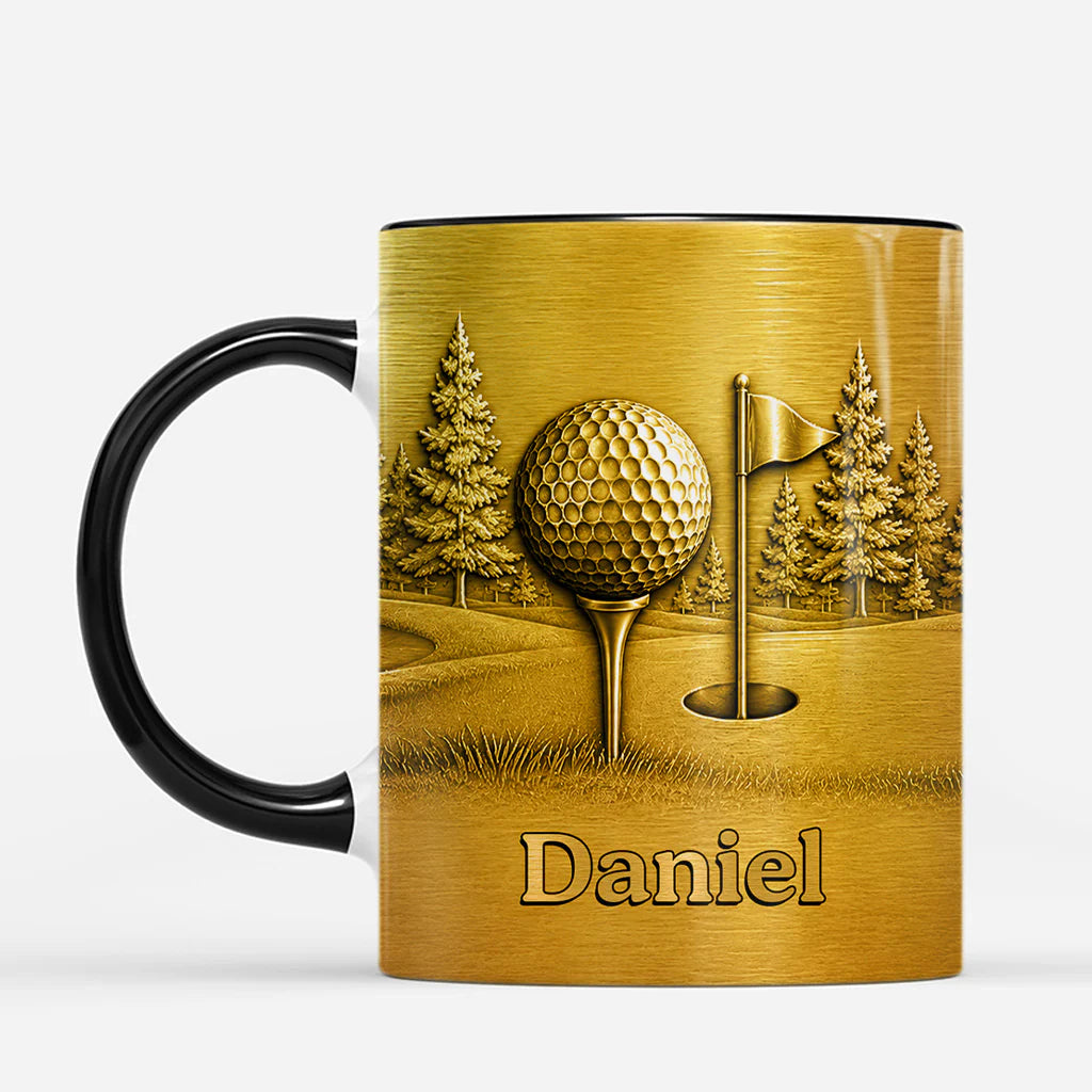 Personalized Golf Mug personalization view for Dad