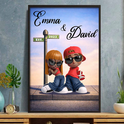 Celebrate A Special Relationship With This Charming Couple Illustration