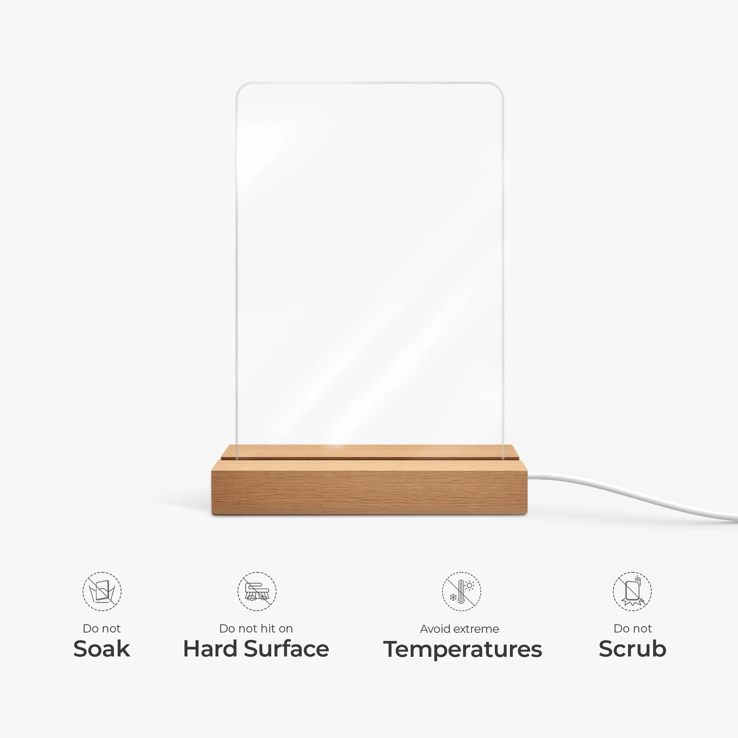 Personalized Bunny LED Night Light - Custom Floral Name Gift for Kids