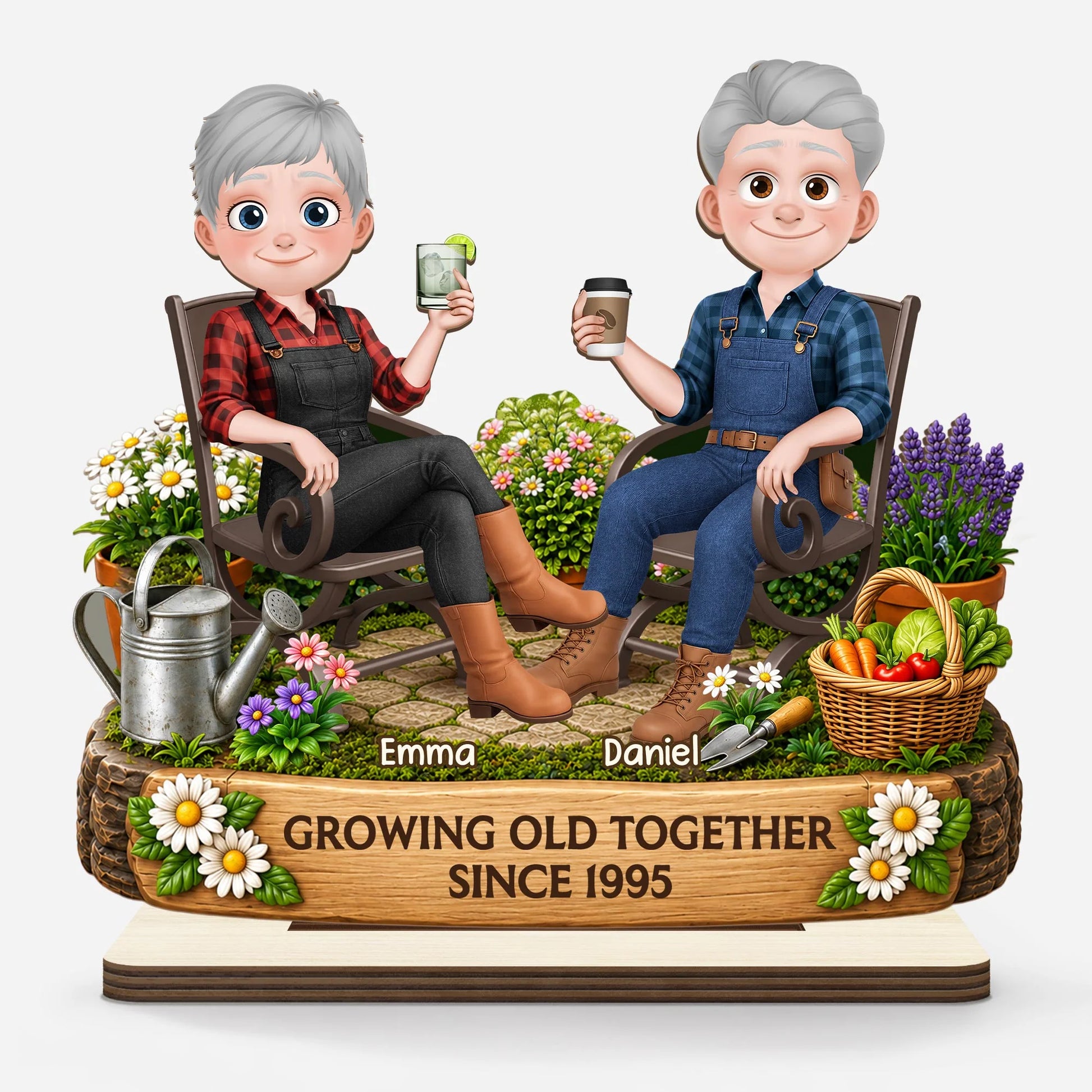 Custom Anniversary Gift for Couples with personalized design details for meaningful gifting