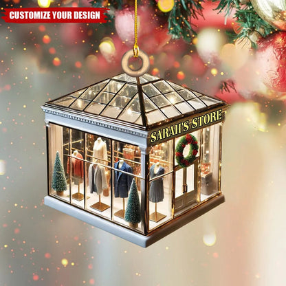 Custom Boutique Clothing Store Christmas Ornament - Personalized Holiday Keepsake Gift for Best Friends