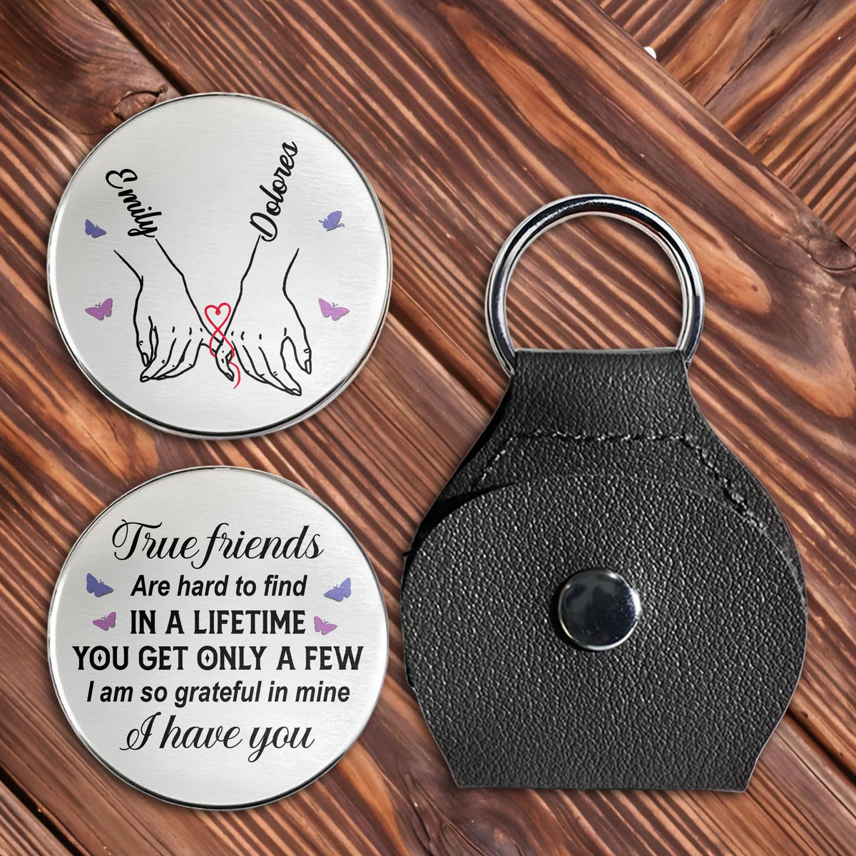 True Friends Are Hard to Find, Hands Heart Design