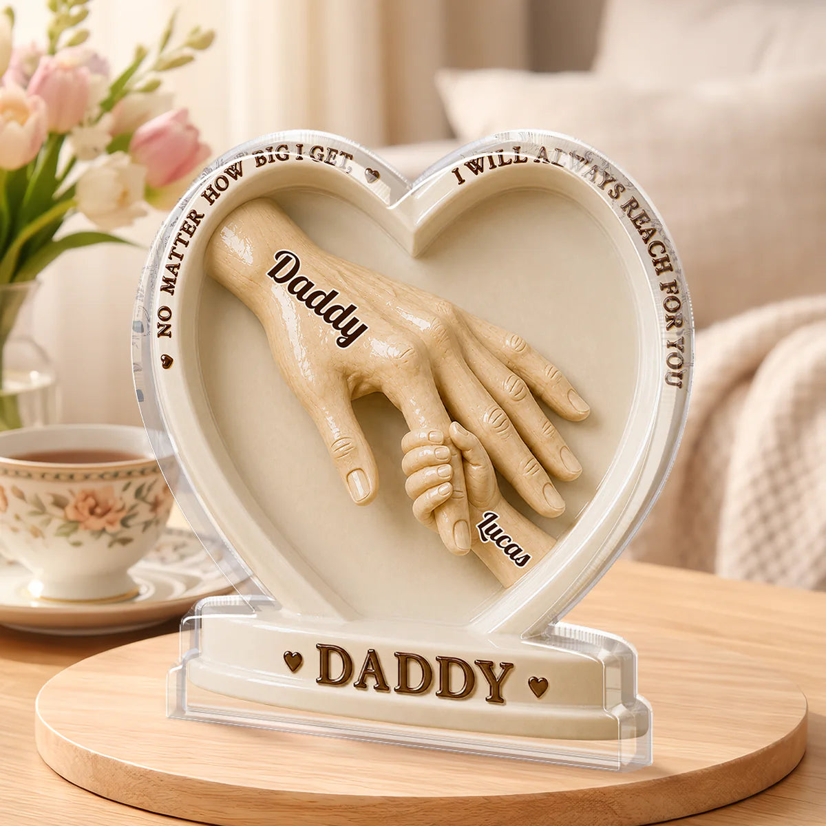 Personalized Dad Acrylic Plaque personalization view for Dad