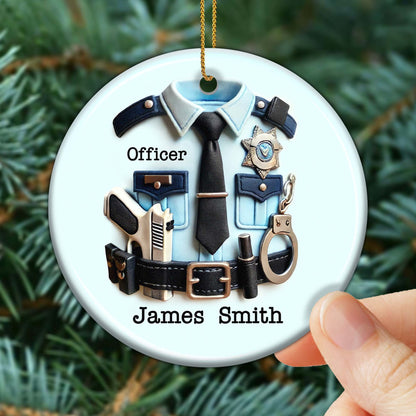 Ceramic Ornament gift-ready design for Military / Veteran