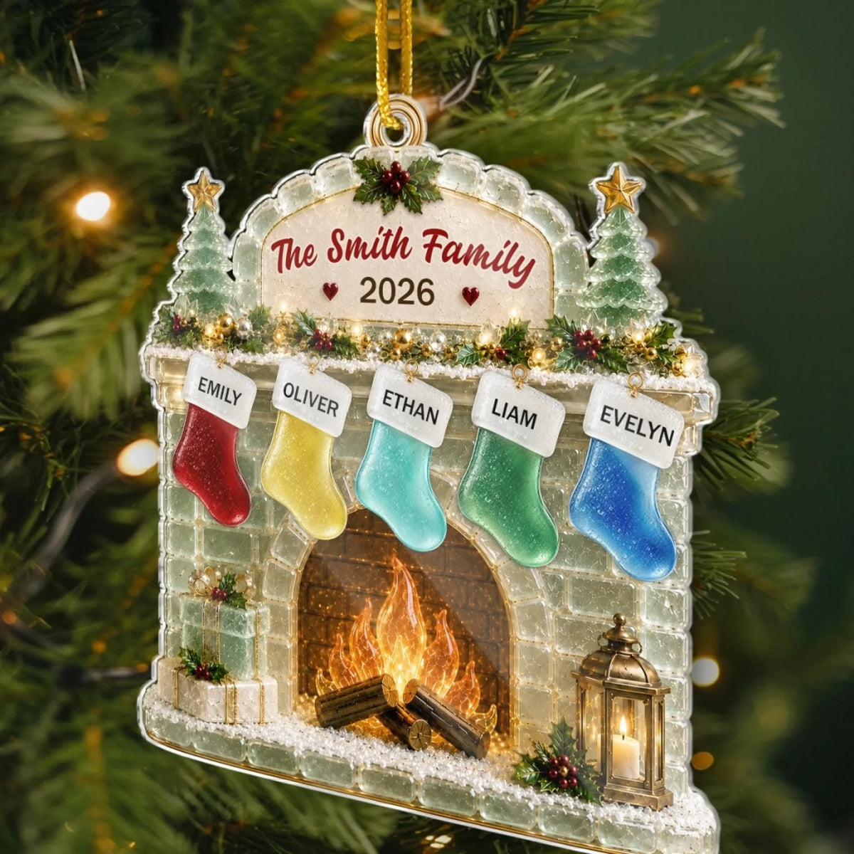 Custom Sea Glass Acrylic Ornament - Personalized Christmas Birthday Gifts For Mom, Dad, Brother, Sister - Walking In Christmas Spirit 614471b7-c5b0-445a-b339-db36fae7c1eb-banner-3.jpeg