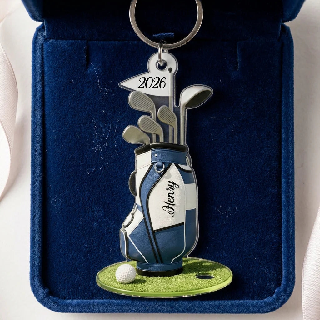 Keychain gift-ready design for Dad