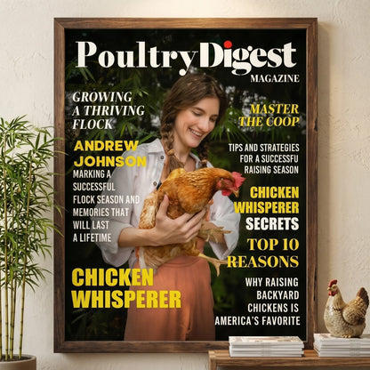 Personalized Chicken Keeper Canvas personalization view for Mom