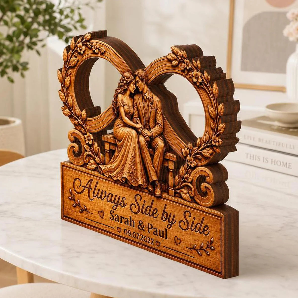 Plaque gift-ready design for Wife