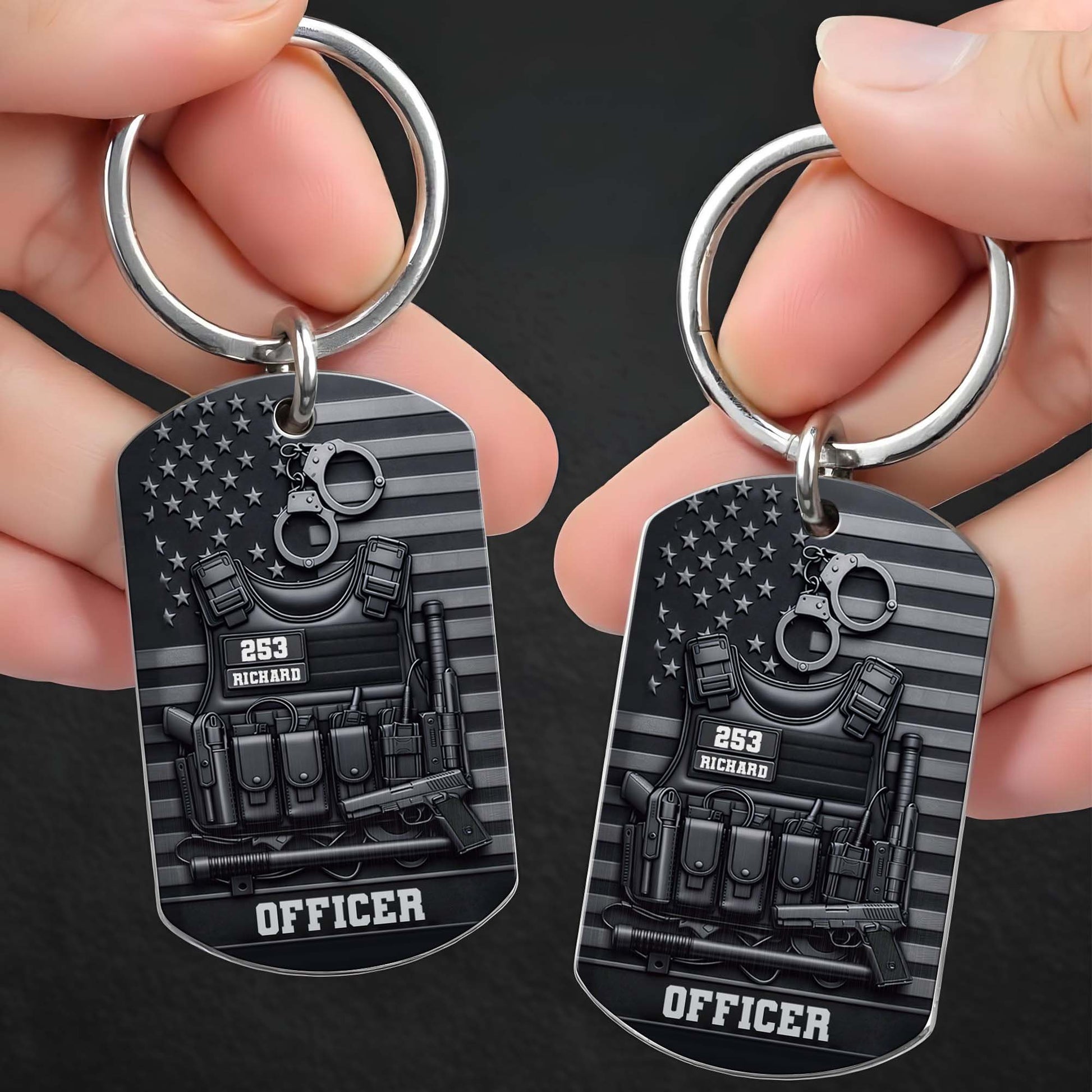 Keychain gift-ready design for Dad