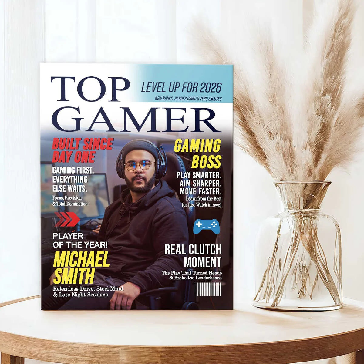 Personalized Gamer Gift for Dad with personalized design details for meaningful gifting image 7
