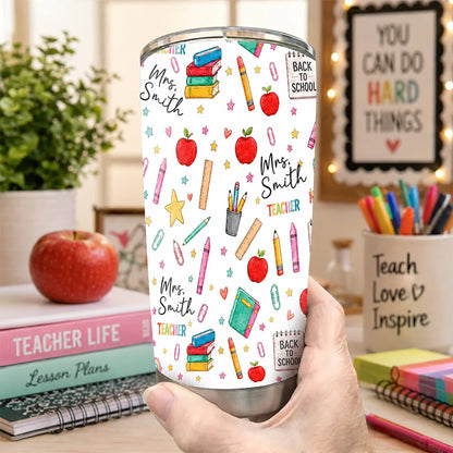 Tumbler detail view for Teacher