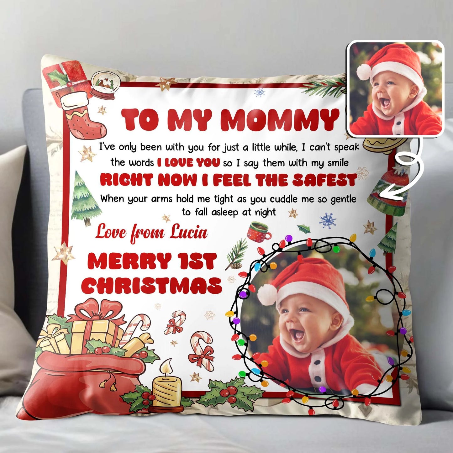 Merry 1st Christmas, I Love You, Baby and Christmas Gifts