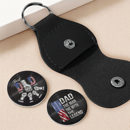 Custom Dad Fist Bump Pocket Hug for Dad with personalized design details for meaningful gifting image 6