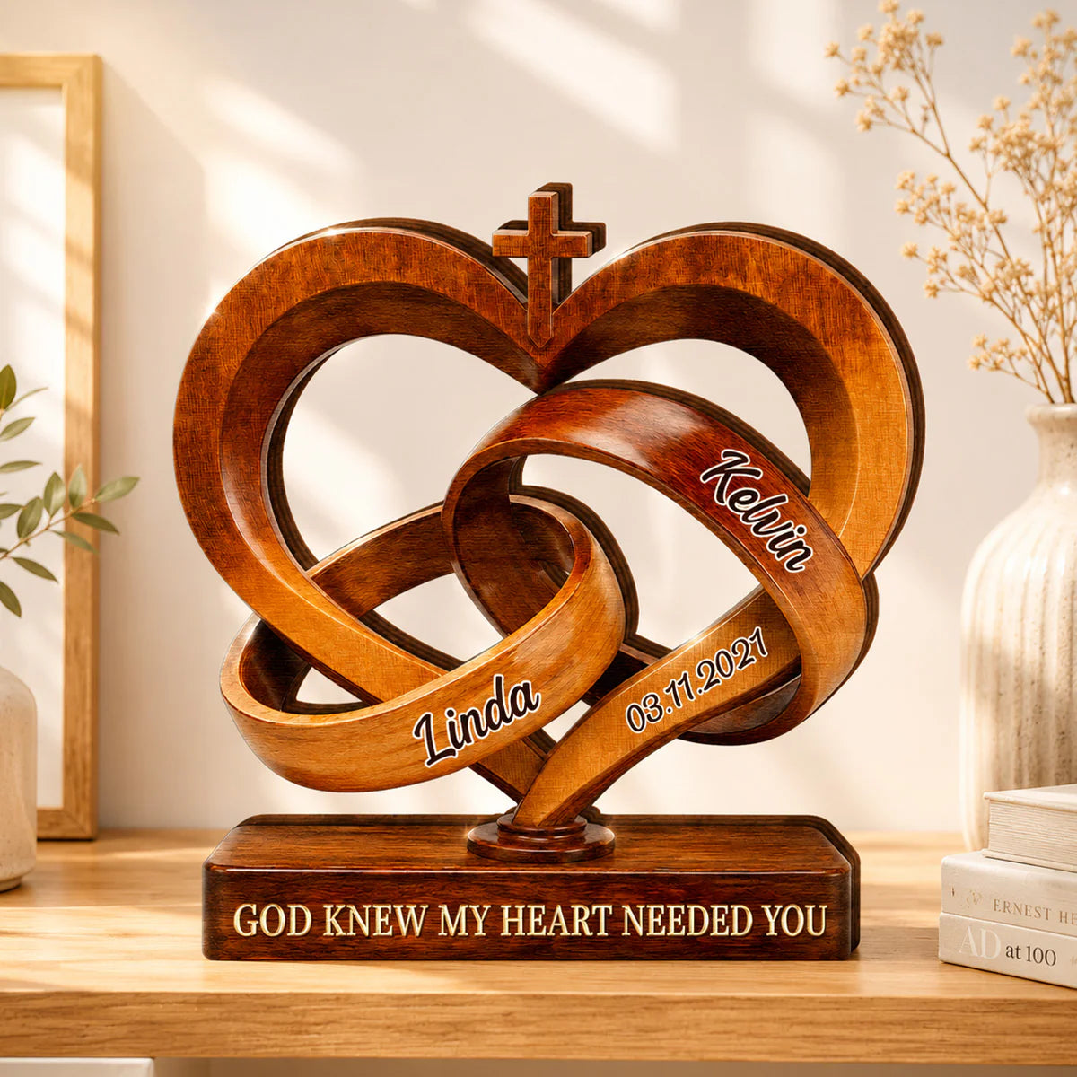 Plaque gift-ready design for Wife