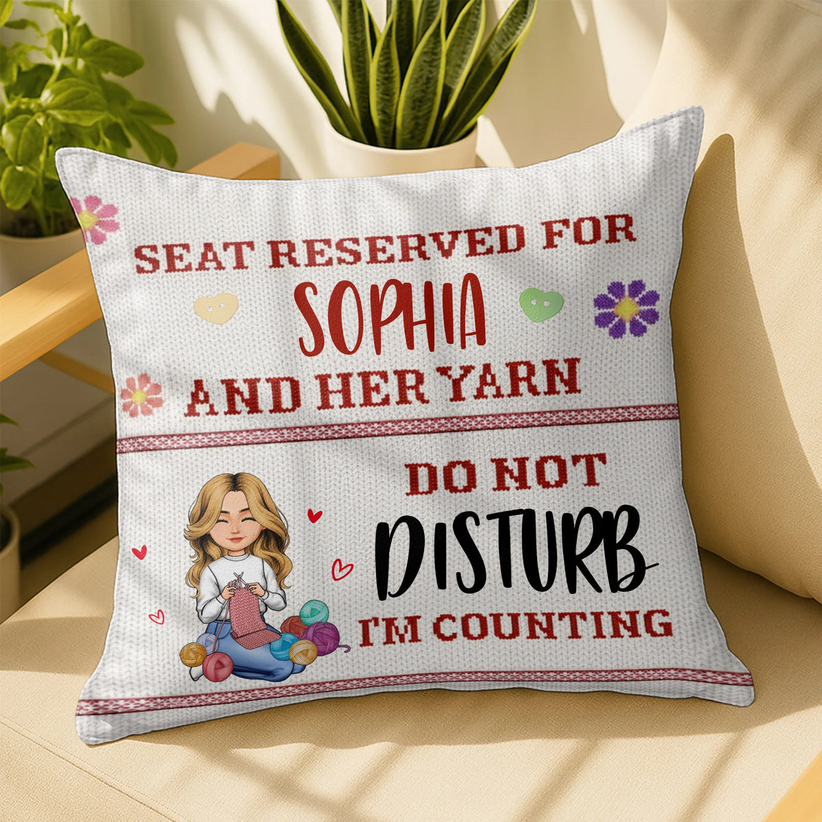 Seat Reserved For My Loved One And Her Yarn