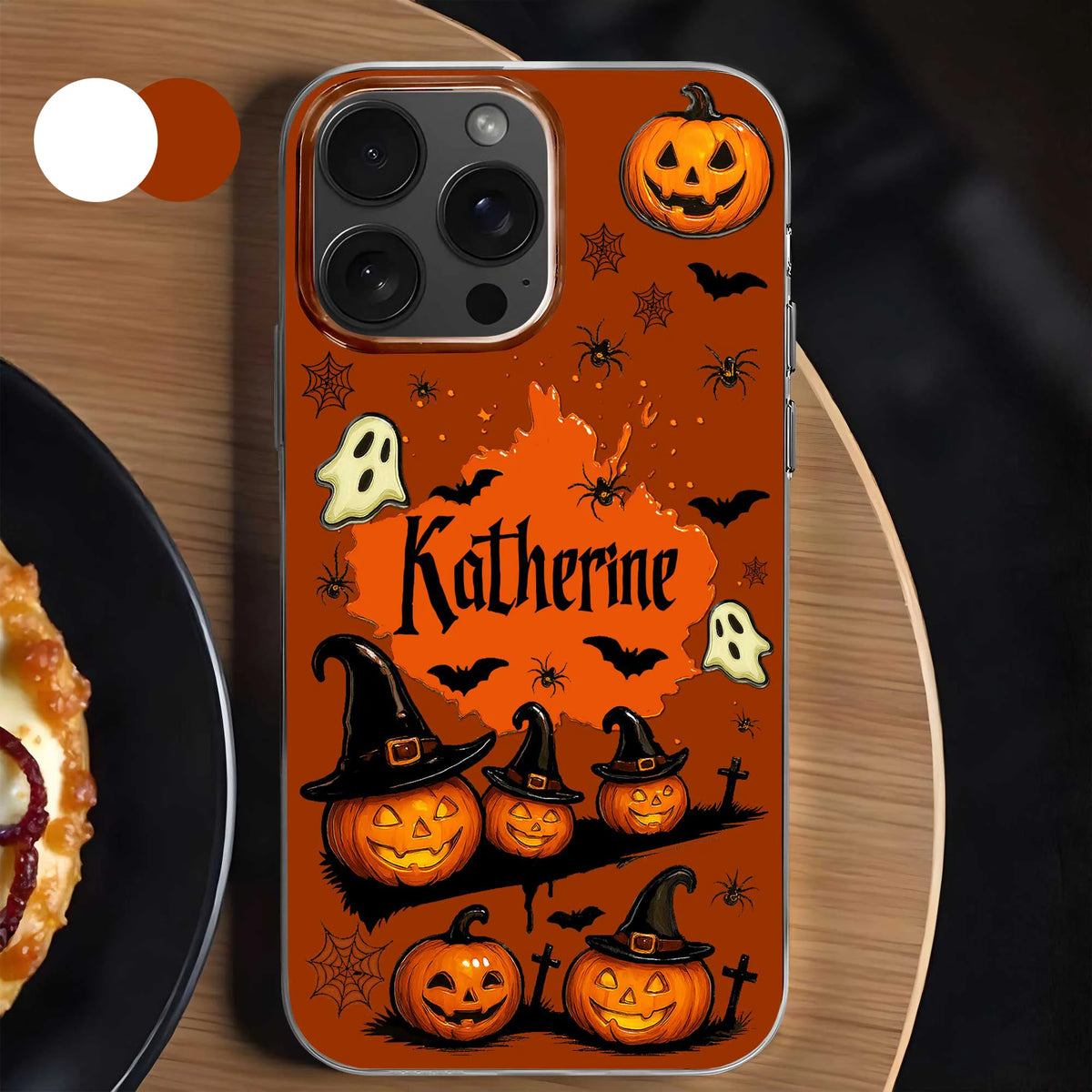 Spooky Season Pumpkins and Playful Ghosts