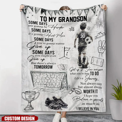 Blanket gift-ready design for Son/Grandson