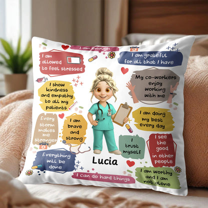 Pillow detail view for Nurse