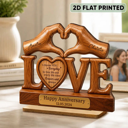 Plaque gift-ready design for Wife