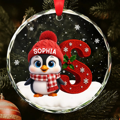 A Warm Winter Wish Personalized With Penguin And Snow