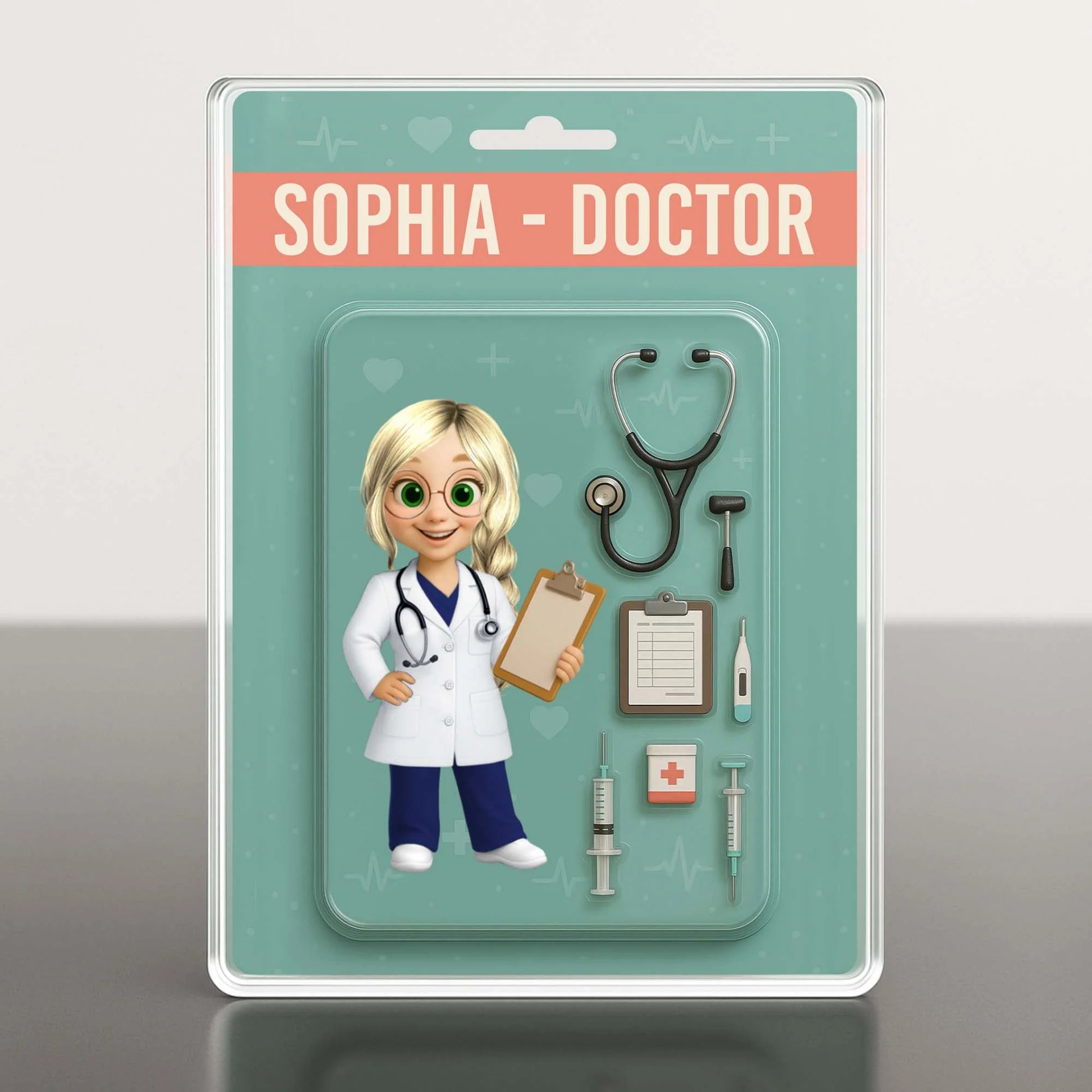 Personalized Doctor Acrylic Plaque personalization view for Nurse