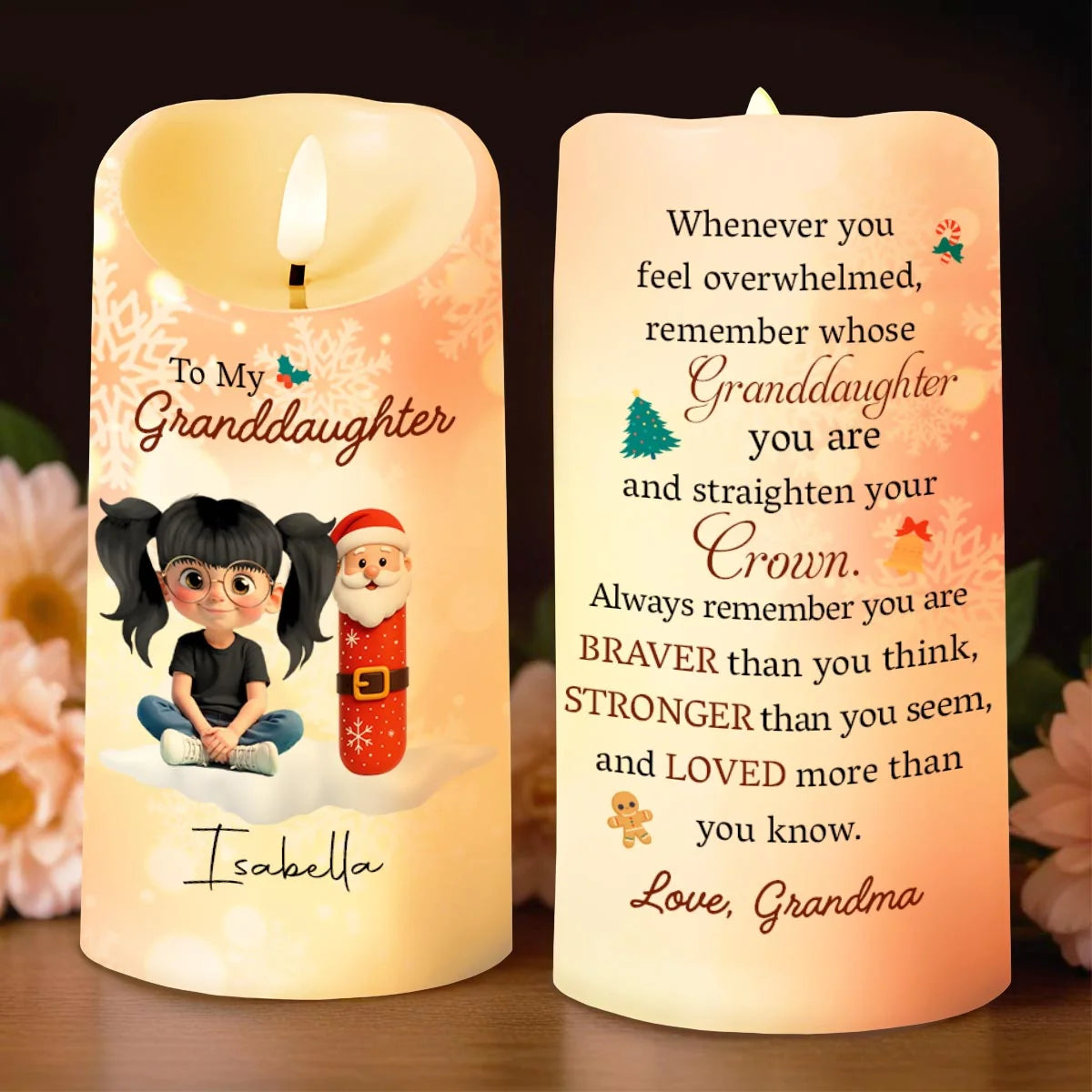 Remember Whose Granddaughter You Are, Santa Claus And Crown