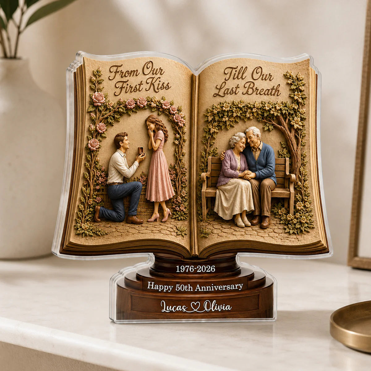 Plaque gift-ready design for Wife