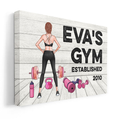 Gym Room Sign, Fitness Custom Poster/Canvas, Gift For Fitness Lovers-PRINTS10