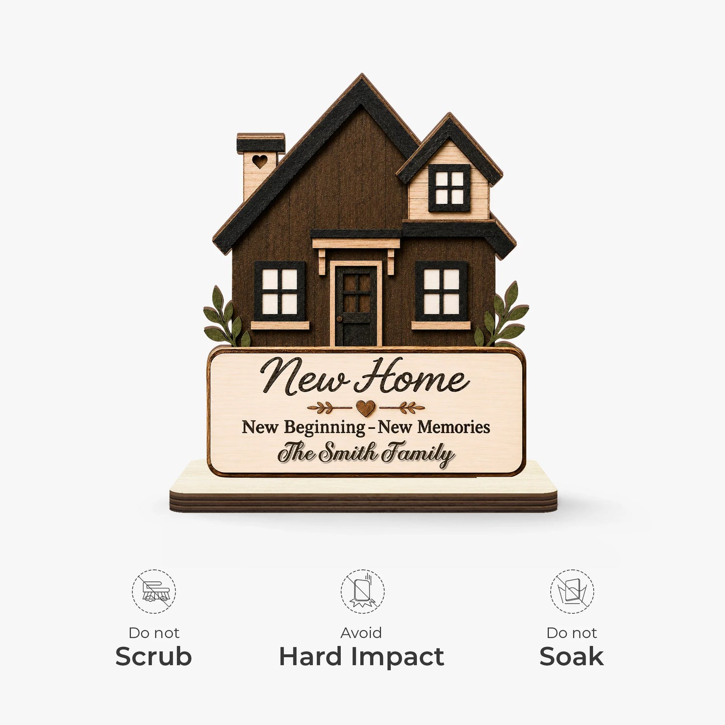 Plaque gift-ready design for Couples