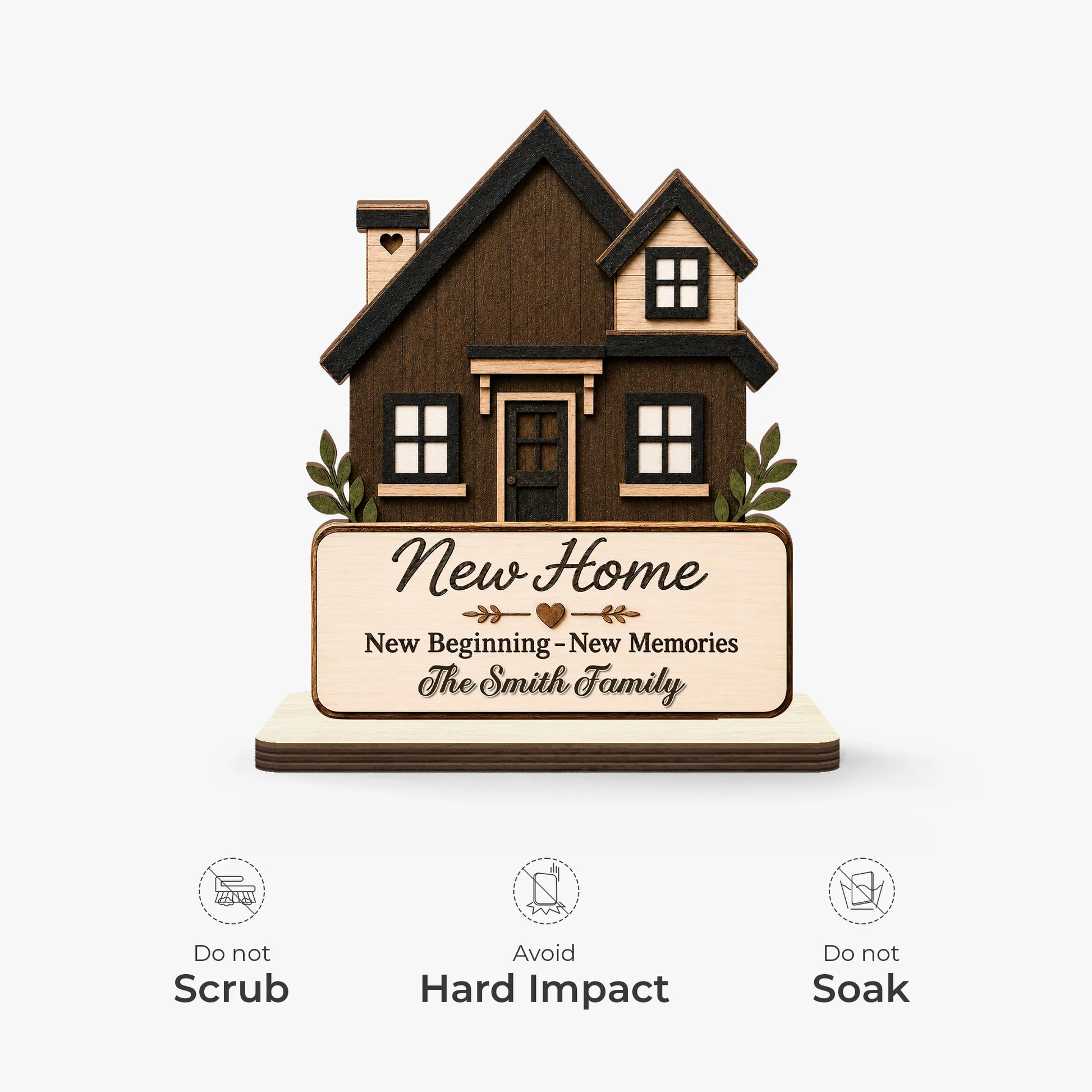 Plaque gift-ready design for Couples