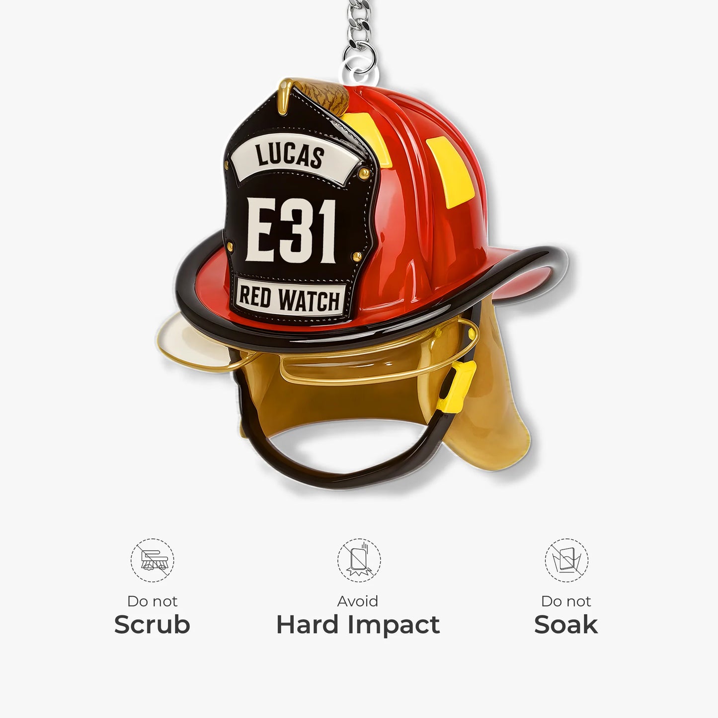 Keychain gift-ready design for Dad