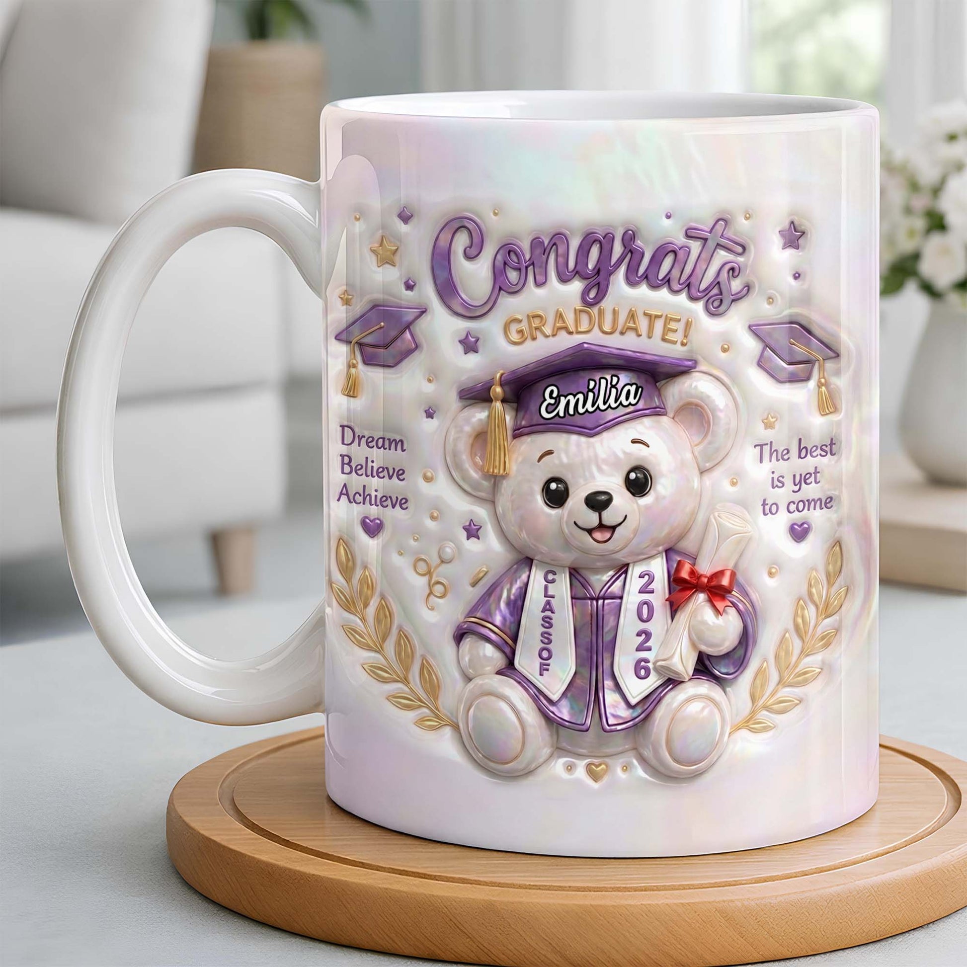 Personalized Graduation Mug For Granddaughter personalization view for Daughter/Granddaughter