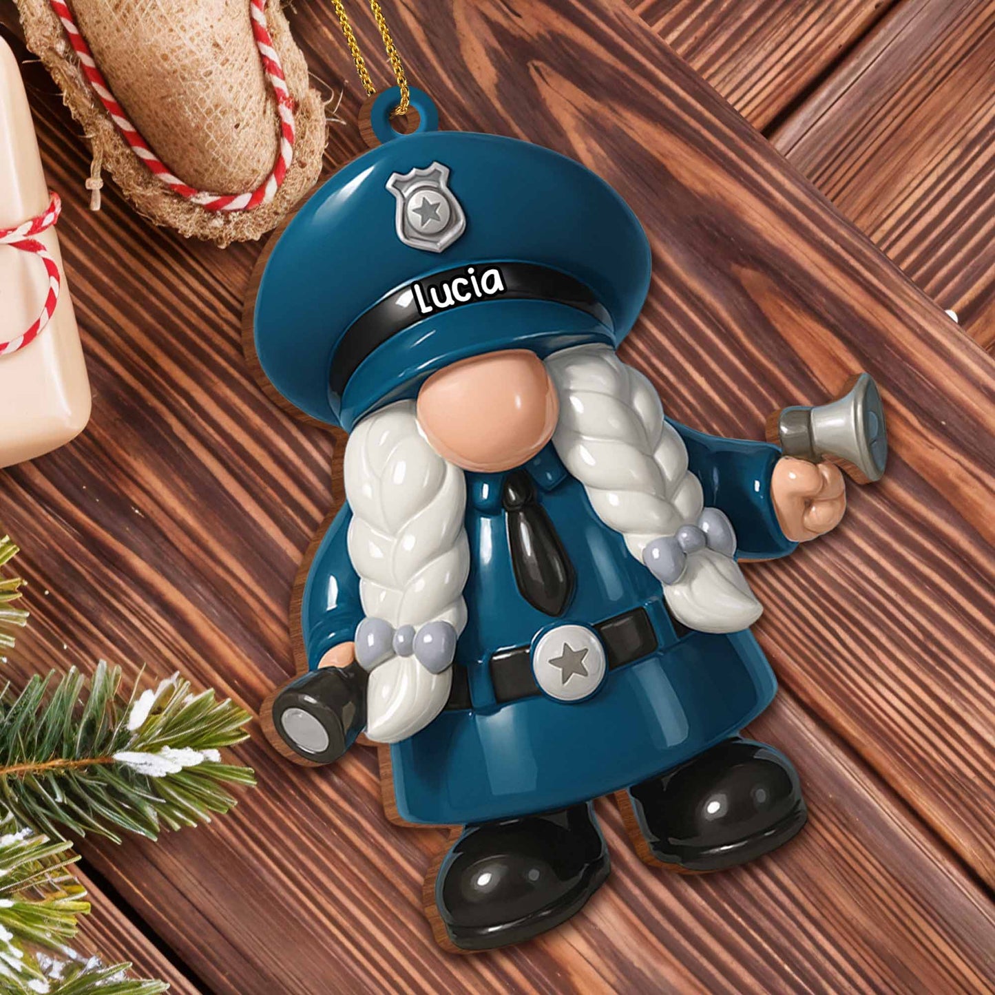 Wooden Ornament detail view for Family