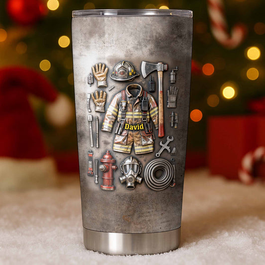 Personalized Firefighter Gifts personalization view for Dad