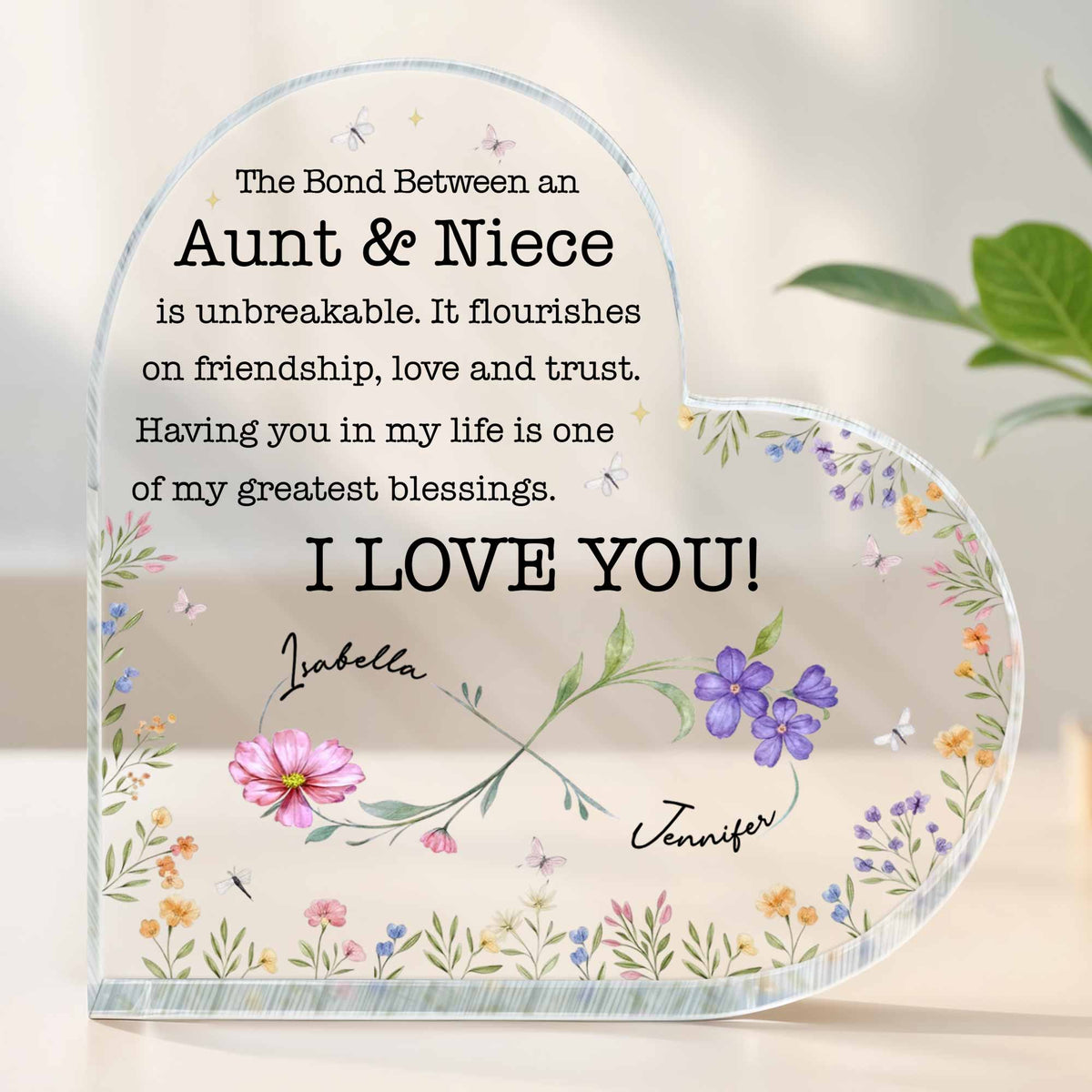 The Bond Between An Aunt & Niece, Flowers