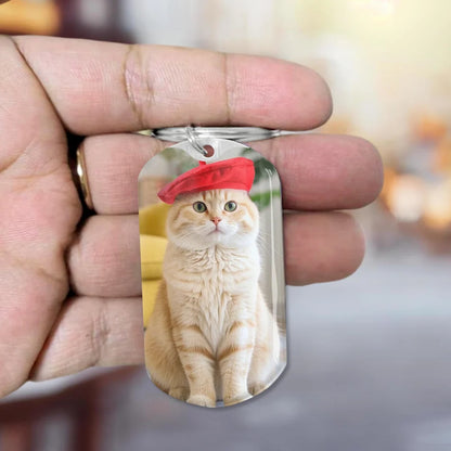 Don't Cry For Me Custom Pet Memorial Keychain - Personalized Dog & Cat Loss Keepsake Gift