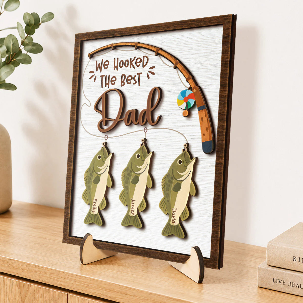 Plaque gift-ready design for Dad