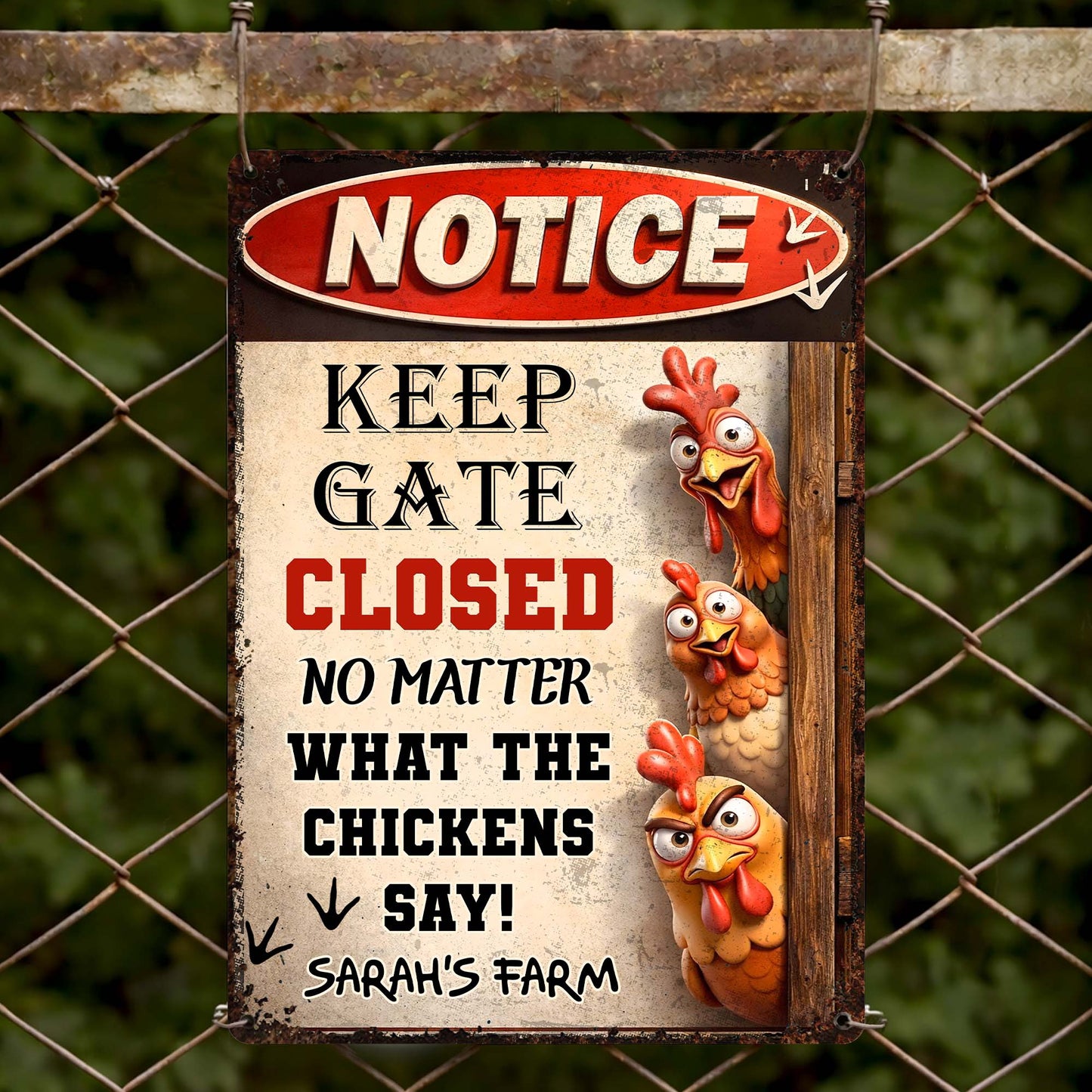 Metal Sign gift-ready design for Family